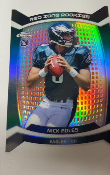 2012 Topps Chrome Red Zone Rookies #RZDC-08 Nick Foles — front