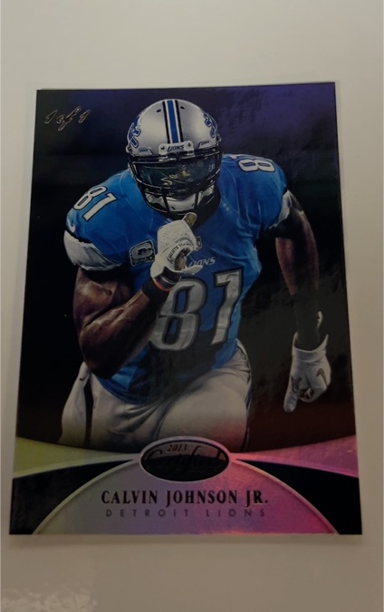 2013 Panini Certified #80 Calvin Johnson Jr. — front