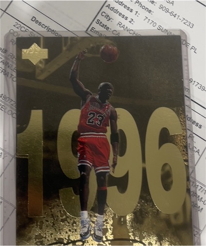 1998 Upper Deck Gatorade #11 Michael Jordan — front
