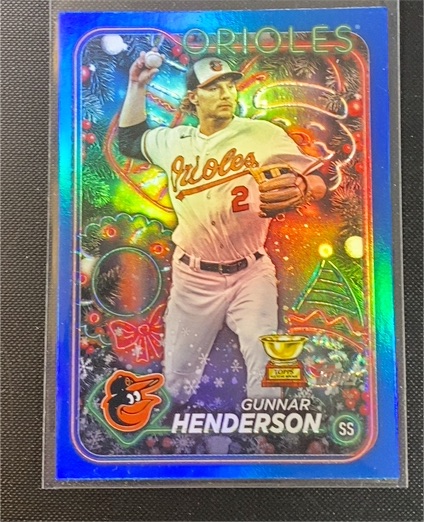 2024 Topps Holiday #H150 Gunnar Henderson — front