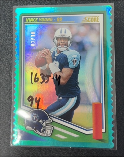2025 Panini Score #136 Vince Young — front