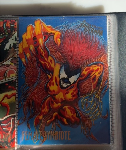 1995 Fleer Ultra Spider-Man #22 Female Symbiote — front