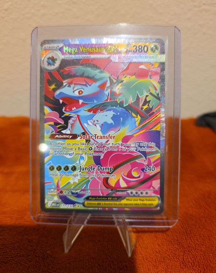 2023 Pokémon ME01 Mega Evolution #177 Mega Venusaur GX — front