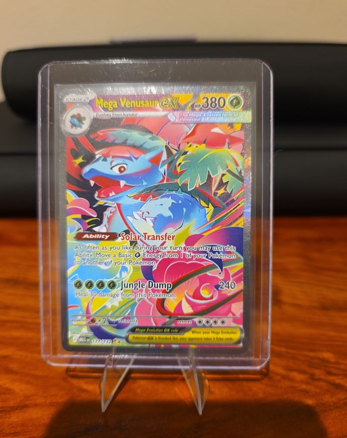 2025 Pokémon TCG Mega Venusaur EX #177/132 — front