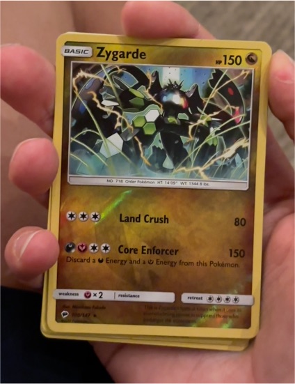 2017 Pokémon TCG Burning Shadows #100 Zygarde — front