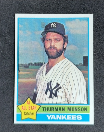 1976 Topps #650 Thurman Munson — front