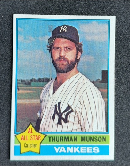 1976 Topps #650 Thurman Munson — front