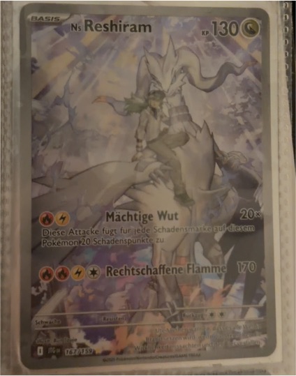 2025 Pokémon TCG Journey Together #167 N's Reshiram — front