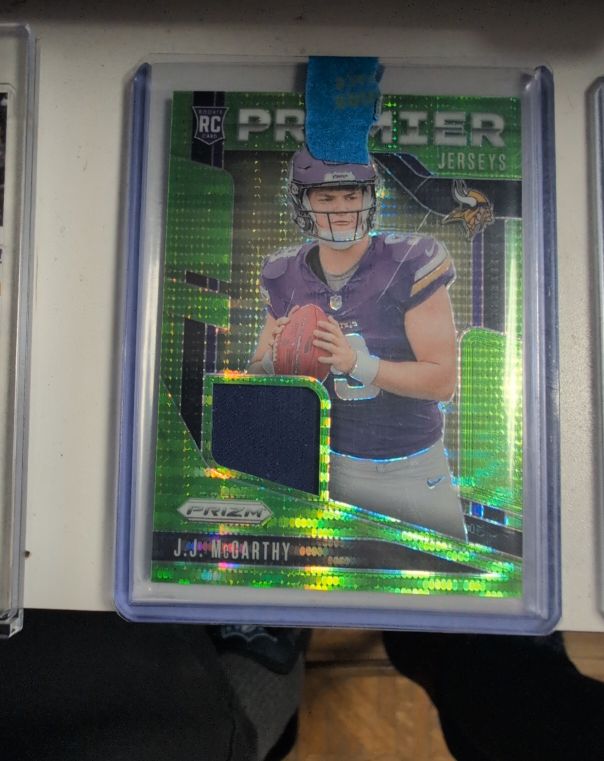 2024 Panini Prizm Premier Jerseys #PJ-JJM J.J. McCarthy — front