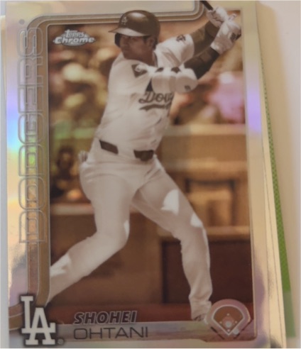 2025 Topps Chrome #1 Shohei Ohtani — front