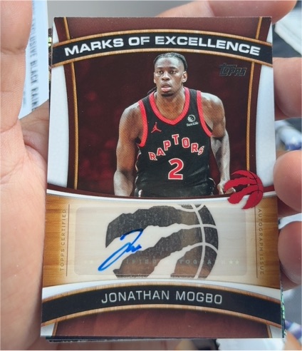 2025 Topps Marks of Excellence #ME-JM Jonathan Mogbo — front