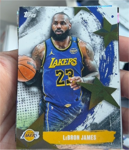 2025-26 Topps Stars of the NBA #SA-6 LeBron James — front