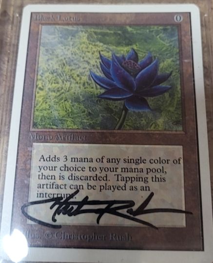1993 Magic: The Gathering #0 Black Lotus — front