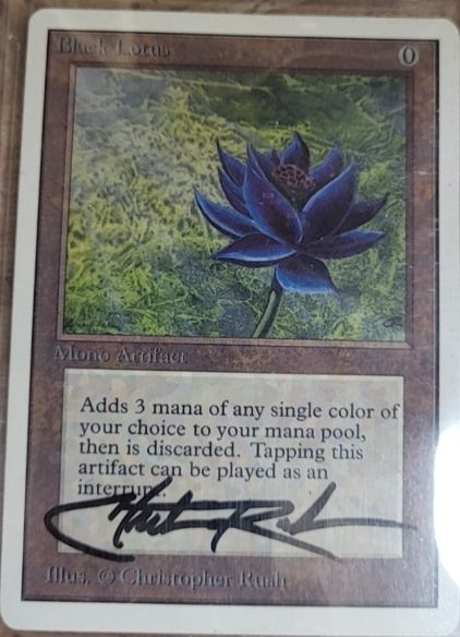 1993 Magic: The Gathering Black Lotus — front