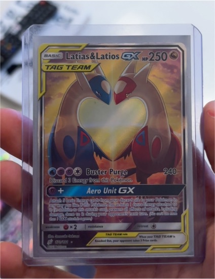 2019 Pokemon Sun & Moon Team Up #170 Latias & Latios GX — front
