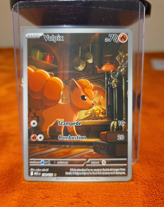 2025 Pokemon #138 Vulpix Mega Evolutions — front