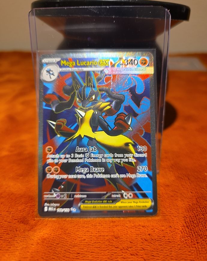 Pokemon Mega Evolution #160/132 Mega Lucario EX — front
