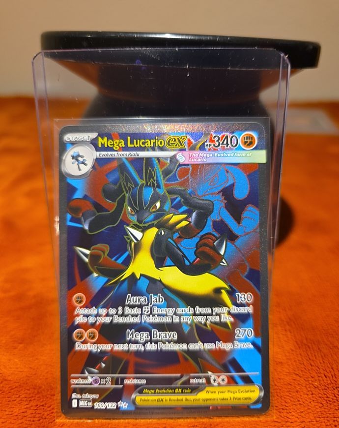 Pokemon TCG Mega Lucario EX #160/132 — front