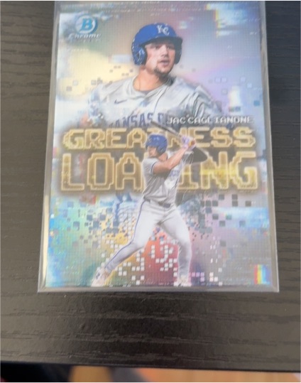2025 Bowman #GL-21 Jac Caglianone Greatness Loading — front