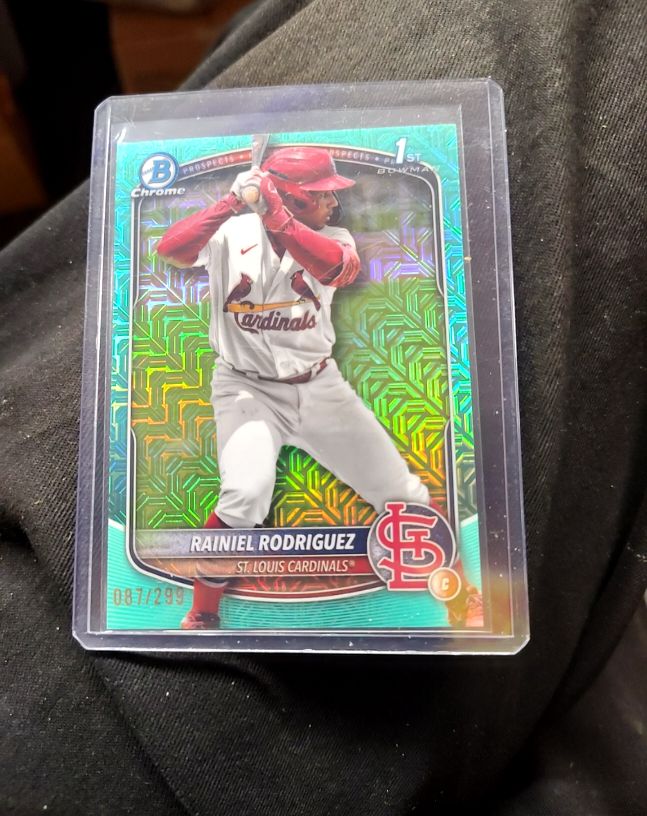 2025 Bowman Chrome #BCP-200 Rainiel Rodriguez — front