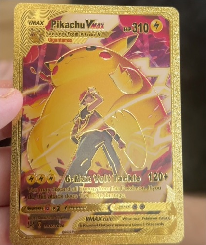 2022 Fan Art Pikachu VMAX Gigantamax #TG17/TG30 — front