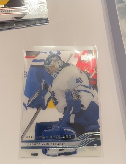 2015-16 Upper Deck #Anthony Stolarz Toronto Maple Leafs — front