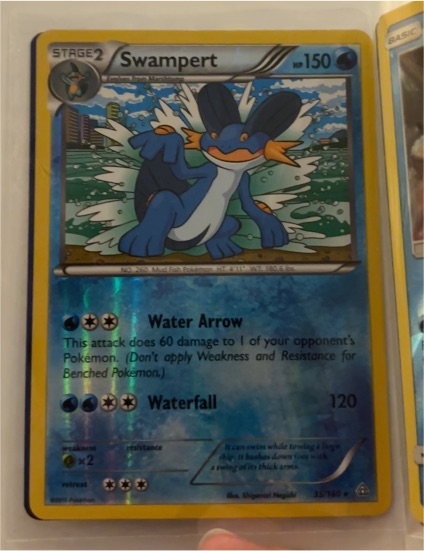 2015 Pokémon Primal Clash #35 Swampert — front