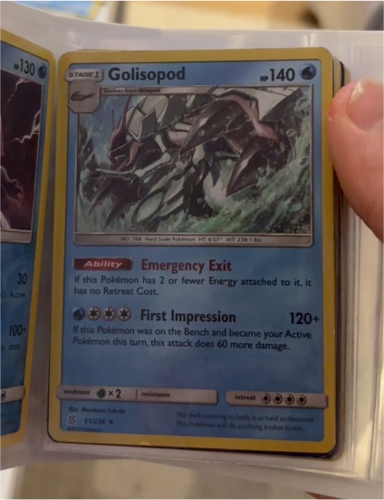 2019 Pokemon Unified Minds #51 Golisopod — front
