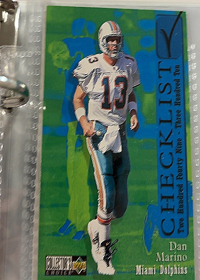 1997 Upper Deck Collector's Choice #307 Dan Marino — front