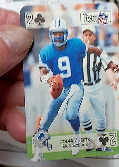 1992 Sport Decks #2 Rodney Peete — front