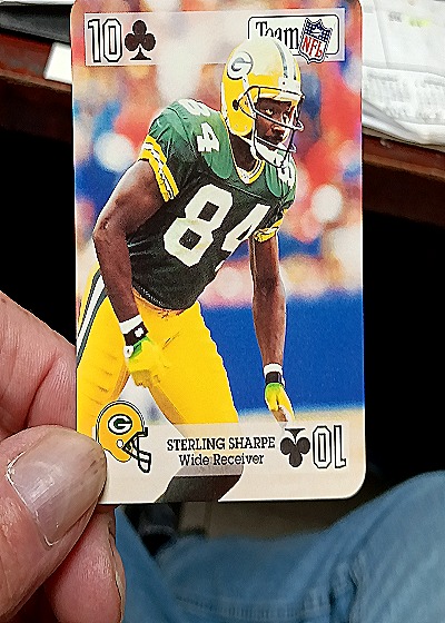 1992 Team NFL Star Cards #10C Sterling Sharpe — front