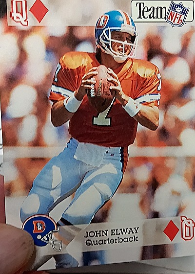 1992 Sport Decks Team NFL Star Cards #QD John Elway — front