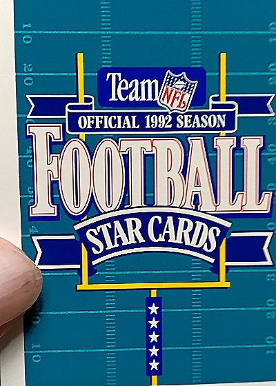 1992 Team NFL Football Star Cards #9 Bubby Brister — back