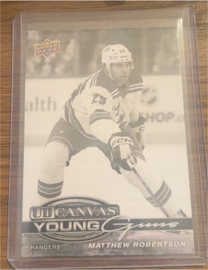 2025-26 Upper Deck UD Canvas Young Guns #C-108 Matthew Robertson — front