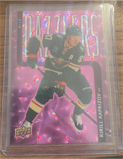 2025-26 Upper Deck Series 1 Dazzlers #DZ-37 Kirill Kaprizov — front