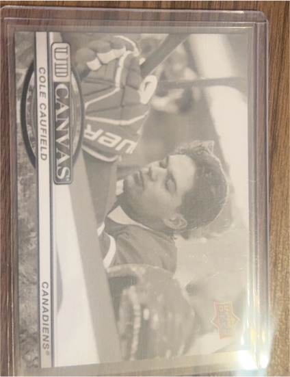 2025-26 Upper Deck Series 1 Canvas #C-13 Cole Caufield — front