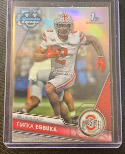 2023 Bowman Chrome University #115 Emeka Egbuka — front