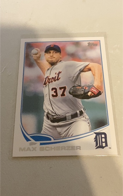 2013 Topps #37 Max Scherzer — front