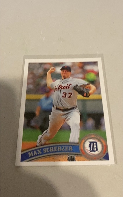 2011 Topps #33 Max Scherzer — front