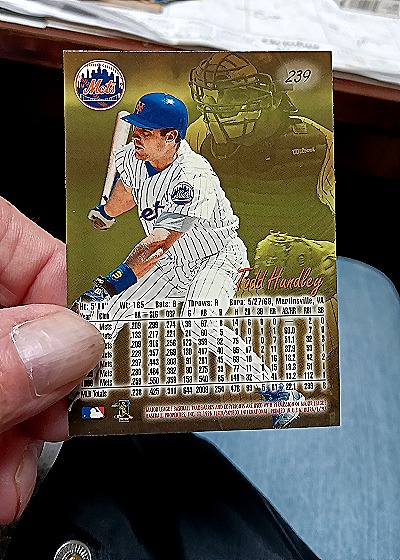 1997 Fleer Ultra #239 Todd Hundley — back