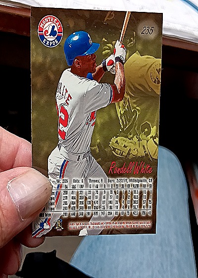 1997 Fleer Ultra #235 Rondell White — back