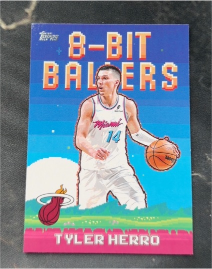 2025-26 Topps Basketball #8B-2 Tyler Herro 8-Bit Ballers — front