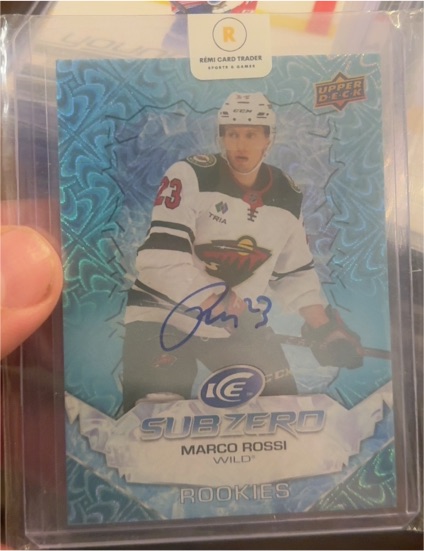 2022-23 Upper Deck Ice Subzero #SZ-MR Marco Rossi — front
