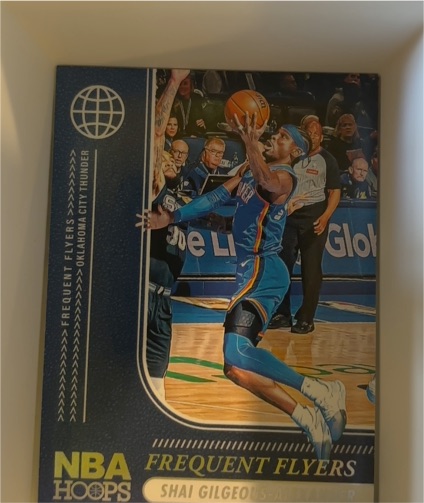 2024-25 Panini NBA Hoops #11 Shai Gilgeous-Alexander Frequent Flyers — front