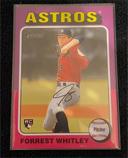 2024 Topps Heritage #636 Forrest Whitley — front