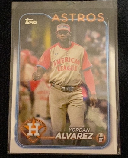 2024 Topps Update Series - 2024 All-Star Game #ASG-9 Yordan Alvarez — front
