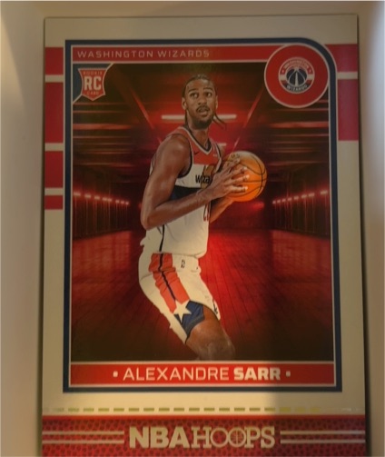 2024-25 Panini NBA Hoops #232 Alexandre Sarr — front