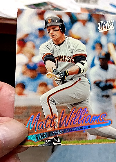 1997 Fleer Ultra #300 Matt Williams — front