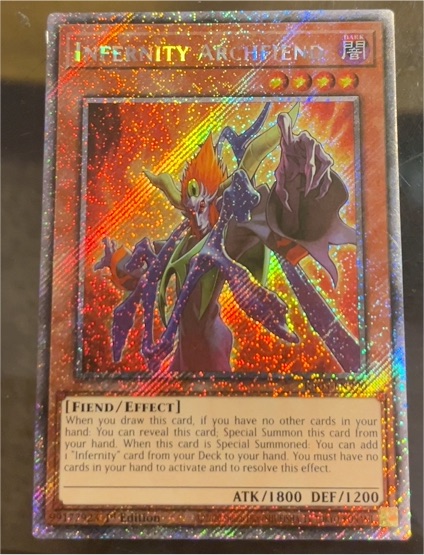 Yu-Gi-Oh! RA03-EN220 Infernity Archfiend — front