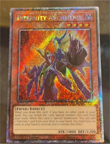 Yu-Gi-Oh! 2019 RA03-EN220 Infernity Archfiend — front